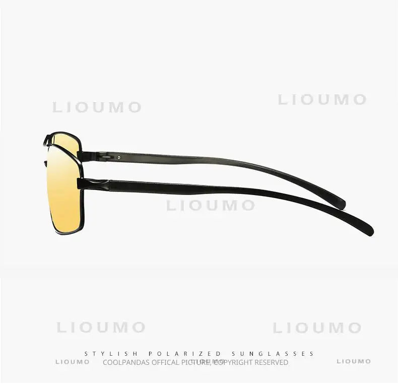 LIOUMO Polarized Photochromic Driving Sunglasses – Chameleon Night Vision Goggles for Men & Women
