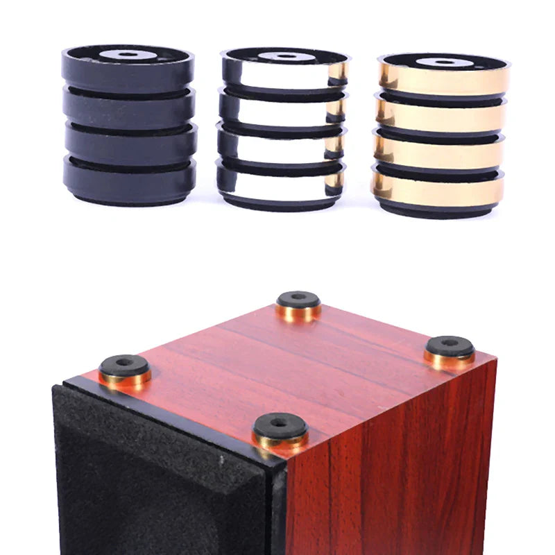4Pcs Speaker Spikes Stand Feet – Audio Active Speakers Repair Parts, DIY Accessories for Home Theater Sound System