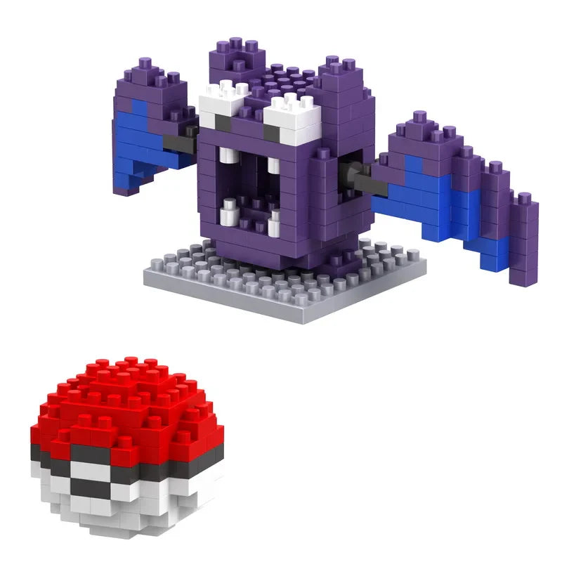 Pokemon Building Block Toy Set – Pikachu, Charizard, Blastoise, Bulbasaur & Gengar Anime Brick Figures for Kids Gift (75 Styles)
