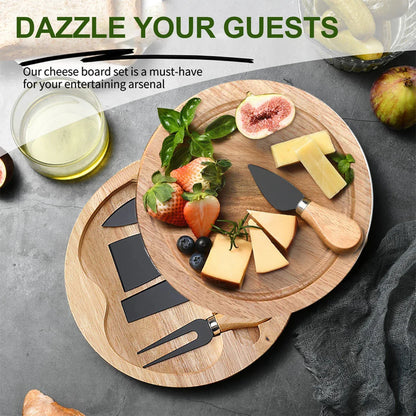 Leeseph Cheese Knives Set – Stainless Steel Cutlery for Charcuterie Boards, Kitchen Gadgets Collection