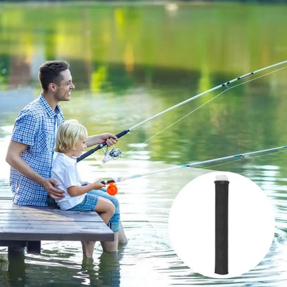 Silicone Fishing Rod Handle Cover – Non-Slip Grip Sleeve 17-32MM Universal Pole Protector Accessory