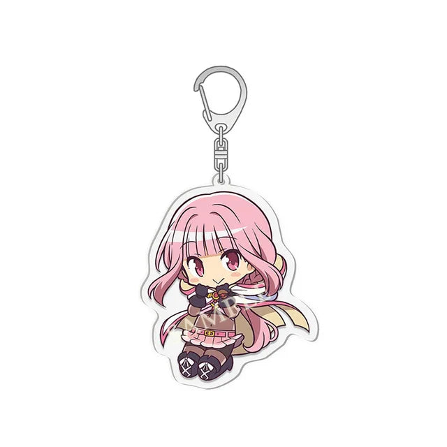 Puella Magi Madoka Magica Anime Keychain – Kaname, Akemi, Homura, Miki, Sayaka, Tomoe, Mami & Kyoko Fan Gift Keyring