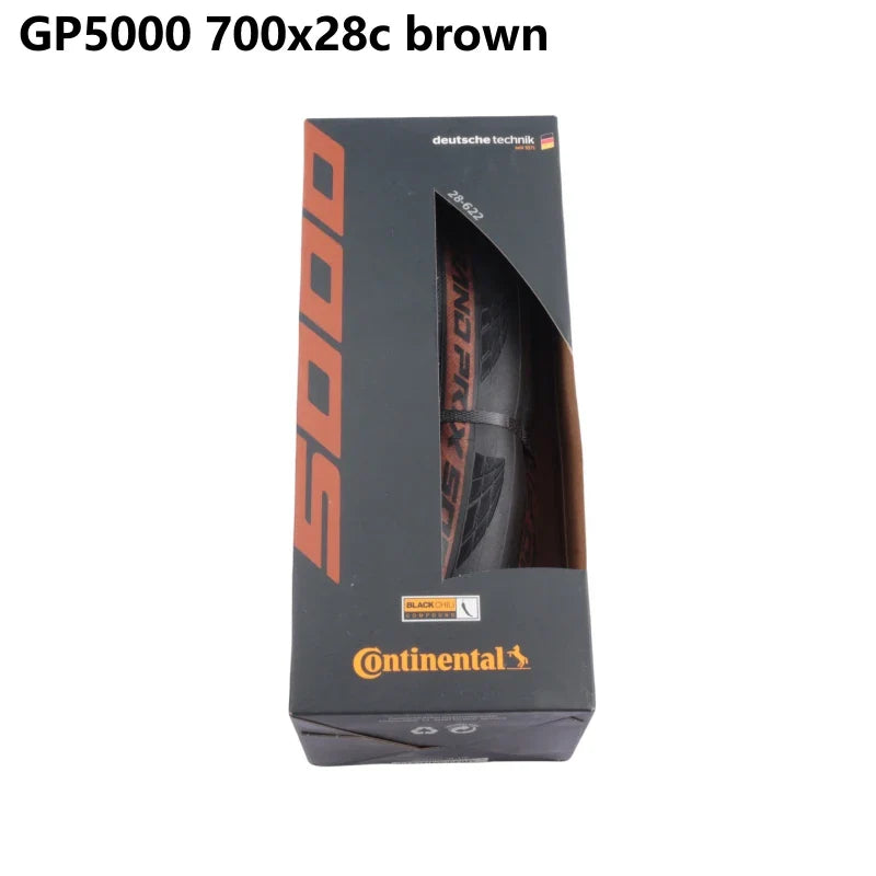 Continental Grand Prix 5000 Road Bike Tire – 700C, 700x25c, 700x23c, 700x28c, 700x32c Folding Black Tire