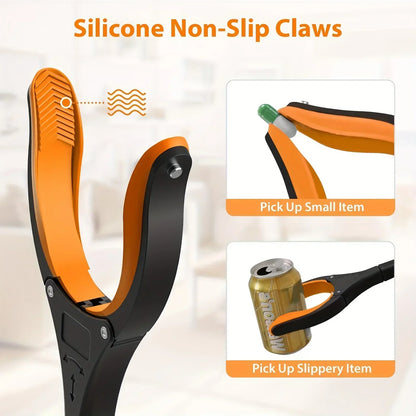 32-Inch Garbage Picker Gripper – Lightweight Heavy-Duty 360° Rotating Clip for Elderly, Grabbing Tool