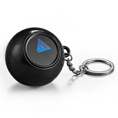 4.5CM Funny Prophecy Ball Keychain – Portable Stress Relief Fortune Telling Decision Maker Key Ring