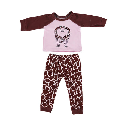 Doll Clothes Multi-Style Daily Set – Pajamas & Home Wear for 43cm Born Baby Dolls & 18-Inch American Dolls, Our Generation Toy Gift