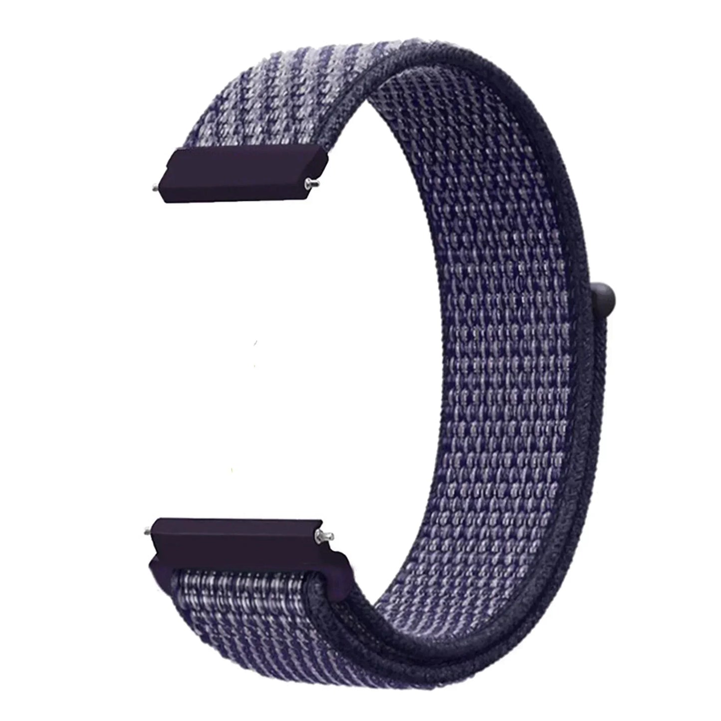 22mm Sport Nylon Loop Watch Band – Breathable Replacement Wristband for NORTH EDGE APACHE-46 Smartwatch, Durable Adjustable Strap