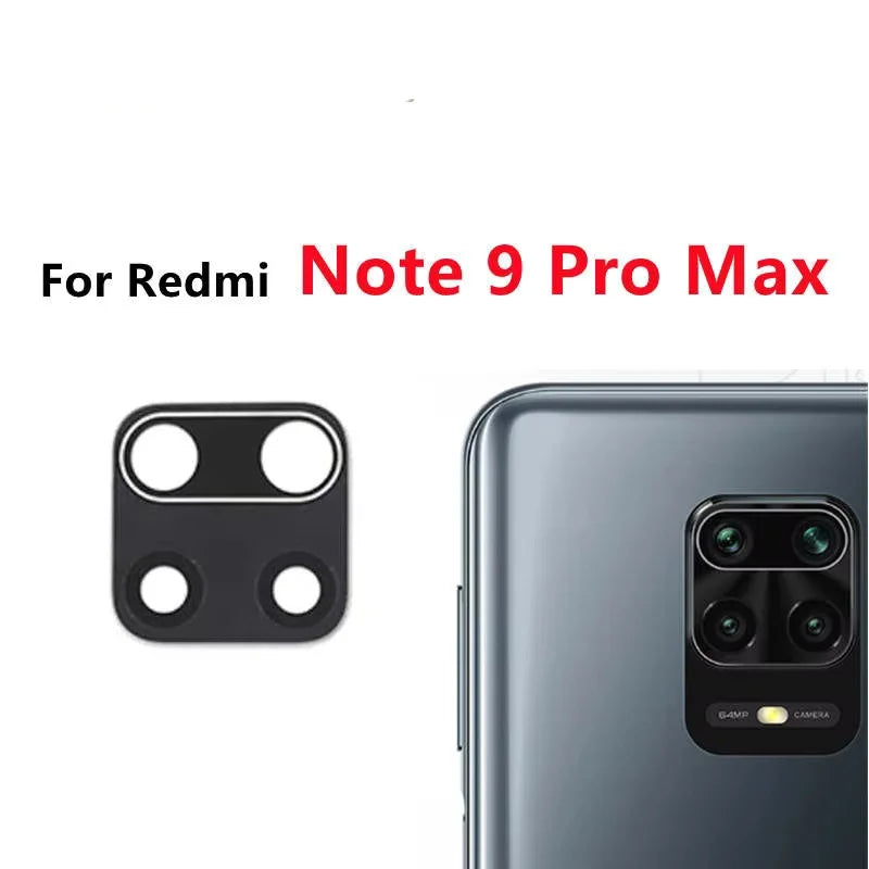 Rear Back Camera Glass Lens Replacement for Xiaomi Redmi Note Series with Repair Tools Kit