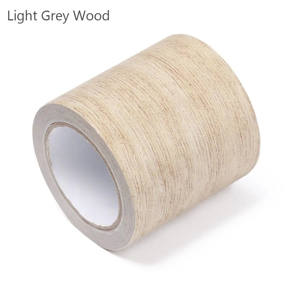 Wood Grain Repair Adhesive Tape - 5.7cm/8cm Floor Furniture Renovation Sticker for Skirting Lines Home Decor