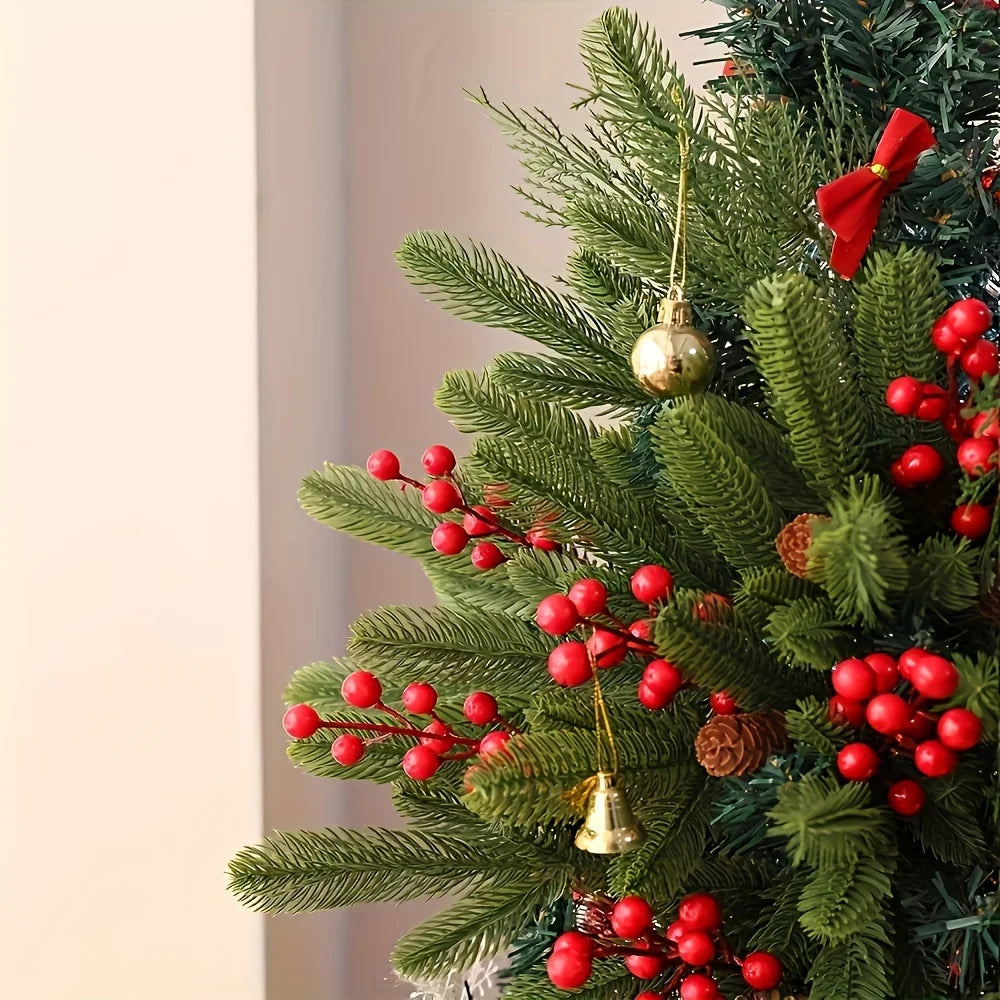 20pcs Artificial Green Pine Branches – DIY Christmas Tree & Winter Home Decor