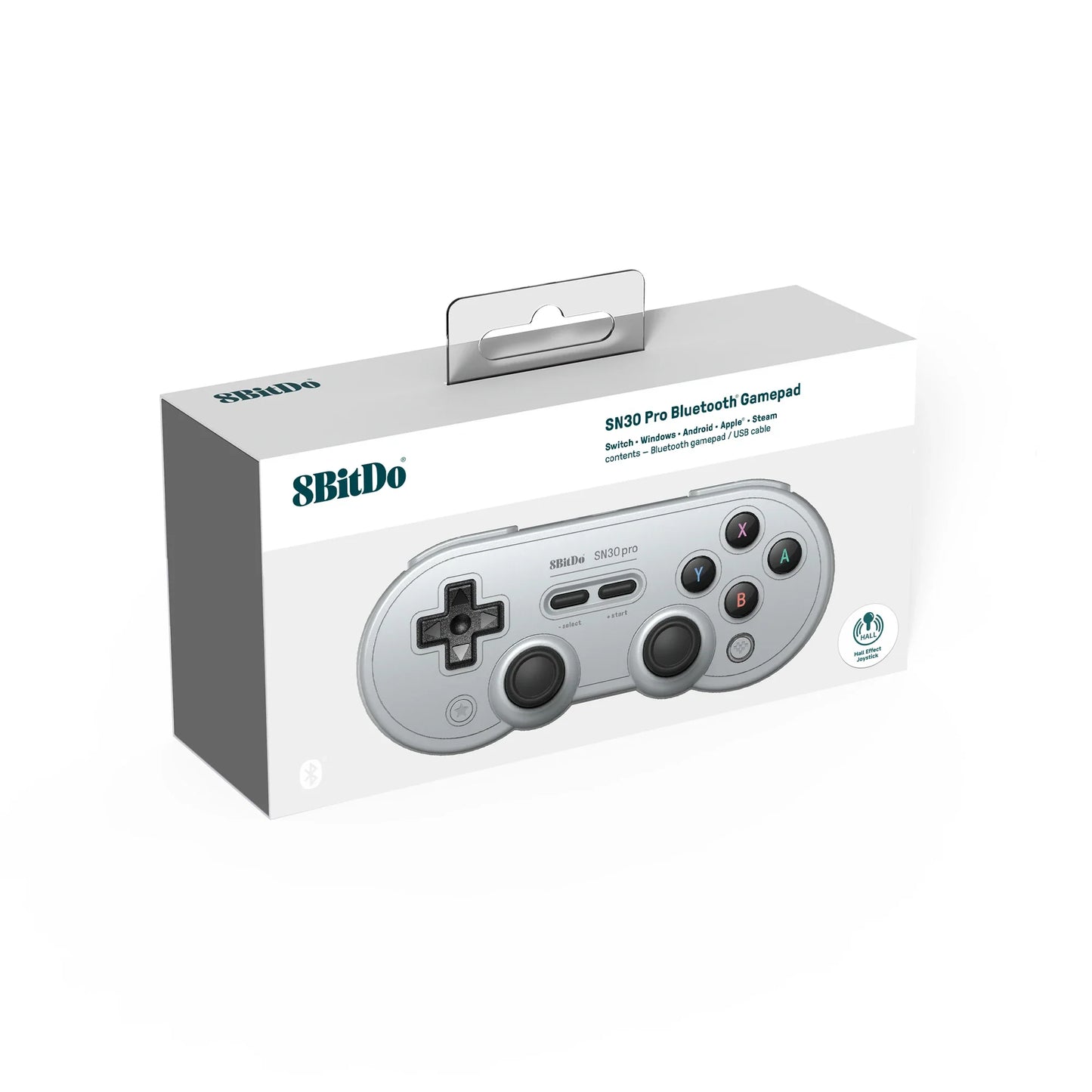 8Bitdo SN30 Pro Bluetooth Wireless Gaming Controller – Hall Effect, Compatible with Switch, MacOS, Android, Raspberry Pi, Windows, and Steam
