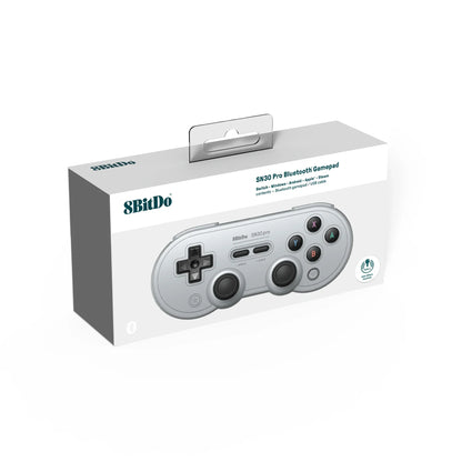 8Bitdo SN30 Pro Bluetooth Wireless Gaming Controller – Hall Effect, Compatible with Switch, MacOS, Android, Raspberry Pi, Windows, and Steam