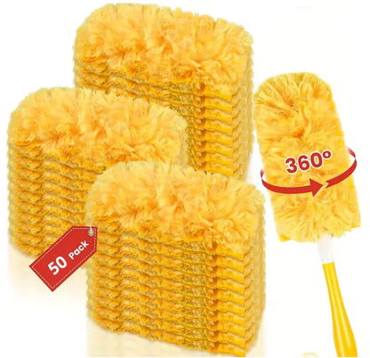 Double-Sided 360° Electrostatic Duster – Disposable Feather Cleaner for Dust, Spider Webs, Roofs & Desktops