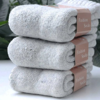 Ultra Thick Wool Socks for Men – Fleece-Lined Warm Autumn & Winter Cold-Resistant Long Socks, Perfect Gift