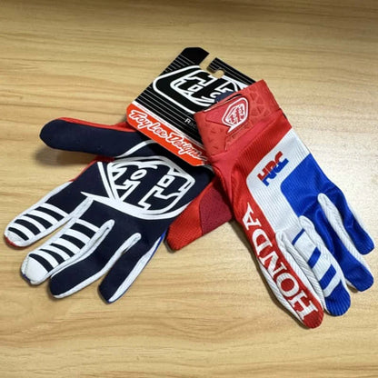 Honda Off-Road Motorcycle Gloves – Full Finger, Wear-Resistant, Breathable Outdoor Sports Gloves for Motorcycle & Bicycle Riding