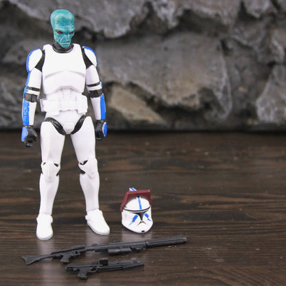 Star Wars 6" Action Figures – 501st Legion ARC & ARF Troopers, Rex, Jesse, Bane, Denal, Tup, Dogma Clone Toy