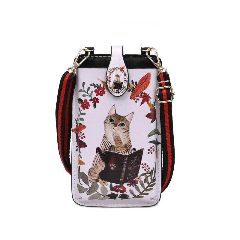 New Casual PU Leather Women's Handbag: Messenger Shoulder Bag Phone Purse | Fashion Ladies Crossbody Bags