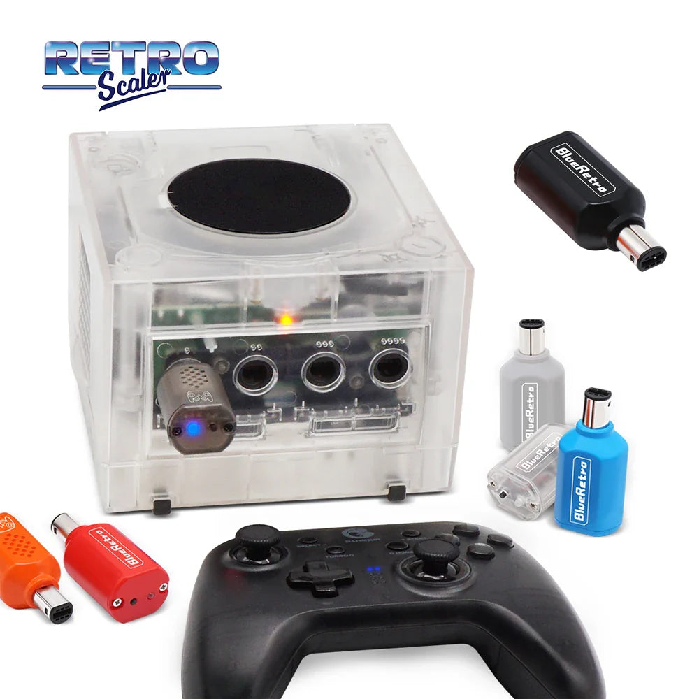 RetroScaler BlueRetro Wireless Adapter – GameCube NGC Controller to PS3/PS4/PS5 & Switch Pro / Gamesir T4 Pro