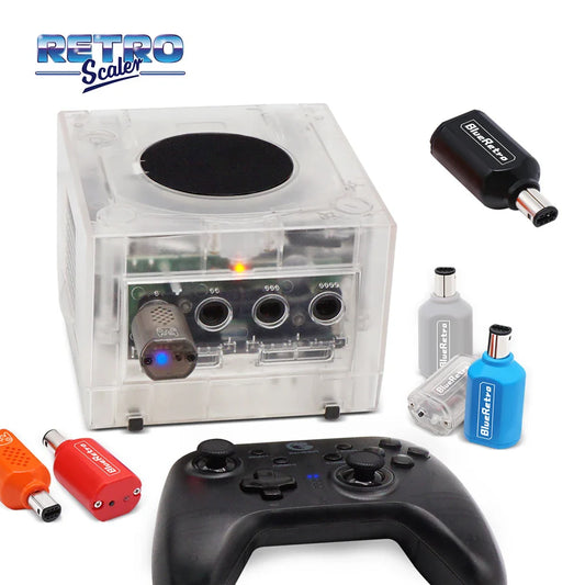 RetroScaler BlueRetro Wireless Adapter – GameCube NGC Controller to PS3/PS4/PS5 & Switch Pro / Gamesir T4 Pro