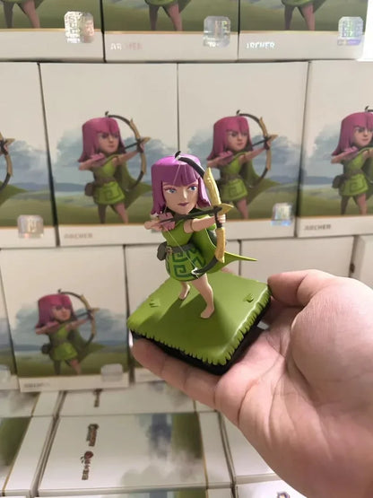 Supercell Clash of Clans & Clash Royale Archer & Wizard 4-inch Collectible Statue – 10cm Figure with Free Shipping