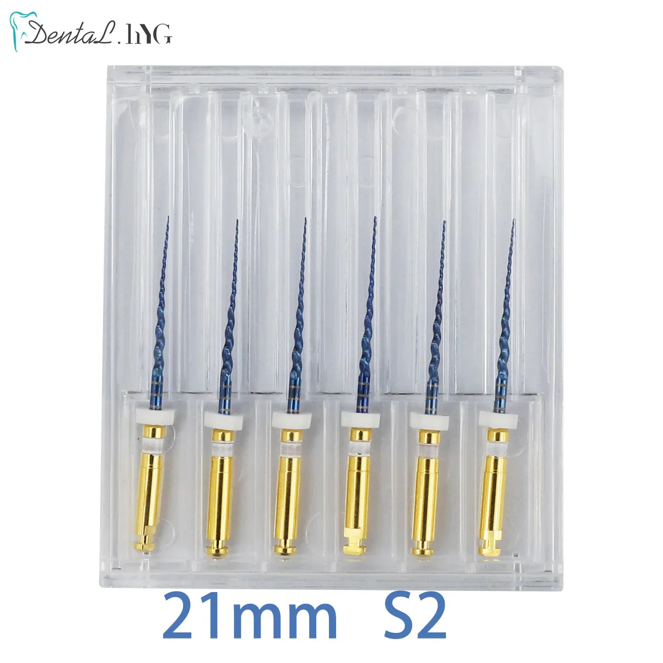 Dental SX-F3 Blue Nitinol Rotary Files – Universal Endodontic Engine Tool for Root Canal Treatment