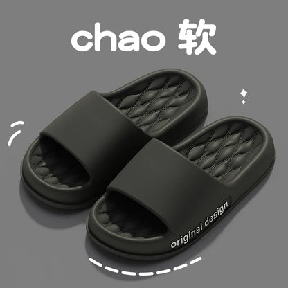 Men’s Summer Cloud Slippers – Soft Non-Slip Sole Sandals for Home, Beach, Indoor & Outdoor Casual Wear