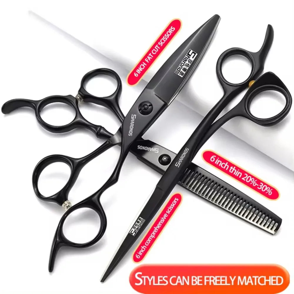 SHARONDS Professional Hairdressing Scissors – 440C Japanese Steel Barber Shears for Salon & Home Use