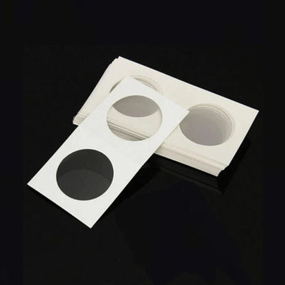 10/25pc Transparent Plastic Coin Capsules – 21-45mm Coin Storage and Collecting Case Holder