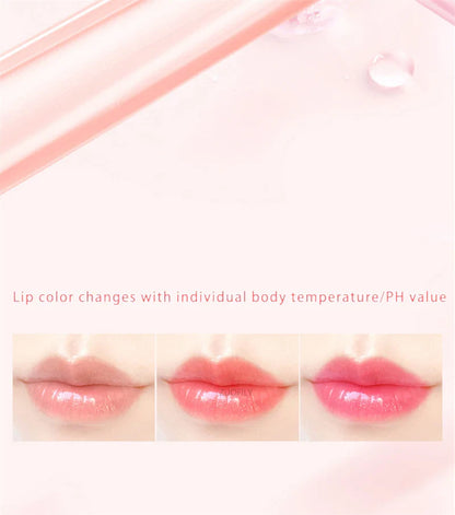 Honey Peach Magic Color Lipstick – Temperature-Change Moisturizing Lip Balm, Nourishing & Long-Lasting Bright Lip Makeup