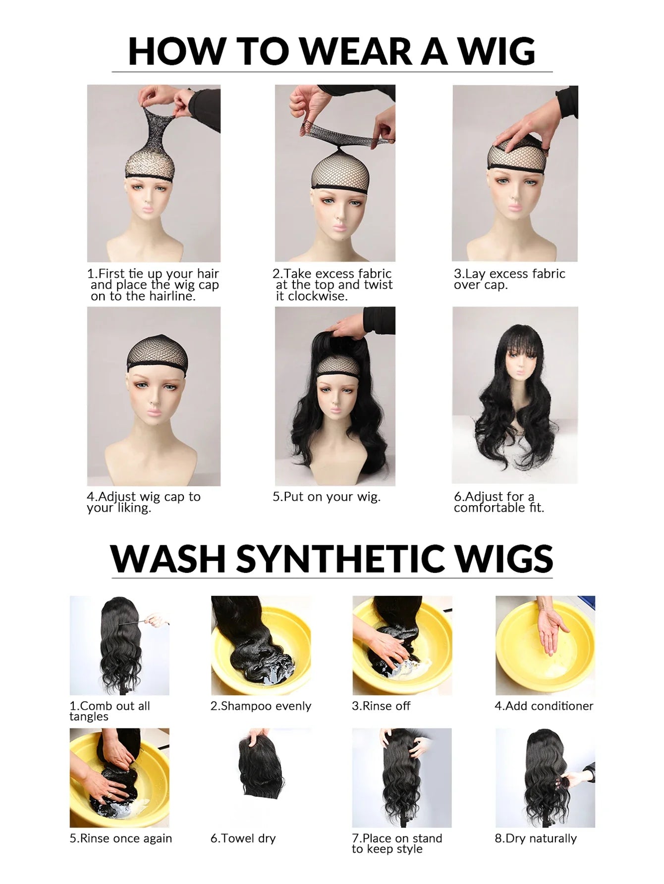 26-Inch Kinky Straight Headband Wig – Glueless Human Hair, Machine-Made Synthetic Wig for Women
