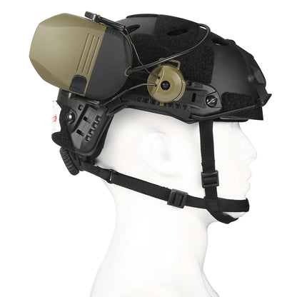 WK Tactical Electronic Shooting Earmuff – New Generation Noise-Reducing Headphones, NRR 23dB Helmet Version
