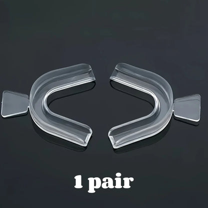 1-4 Pair Unisex Silicone Teeth Aligner – Invisible Dental Tray for Whitening, Straightening & Nighttime Care