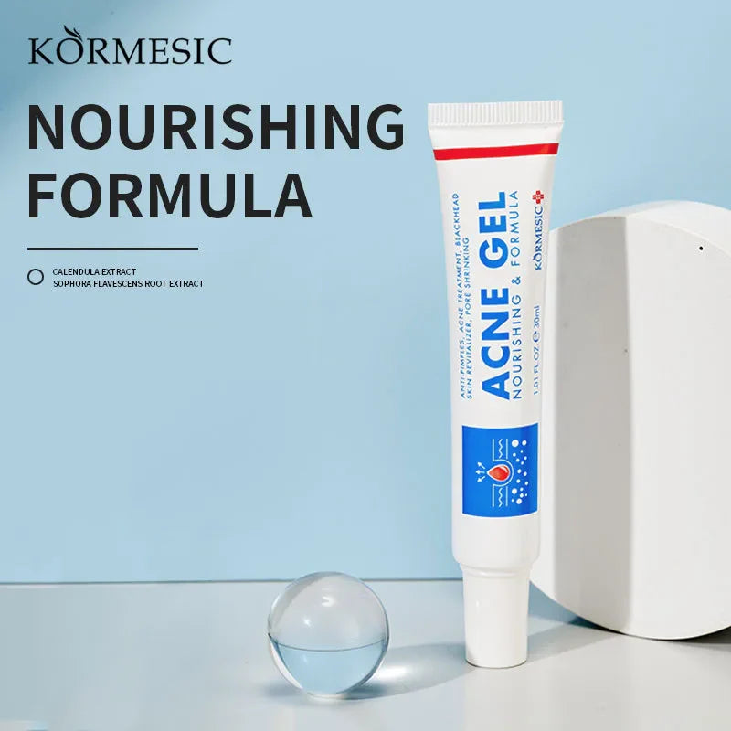 Effective Acne Removal Cream – Anti-Acne Gel for Redness, Pimples, Deep Pore Cleaning & Oil Control Skin Care