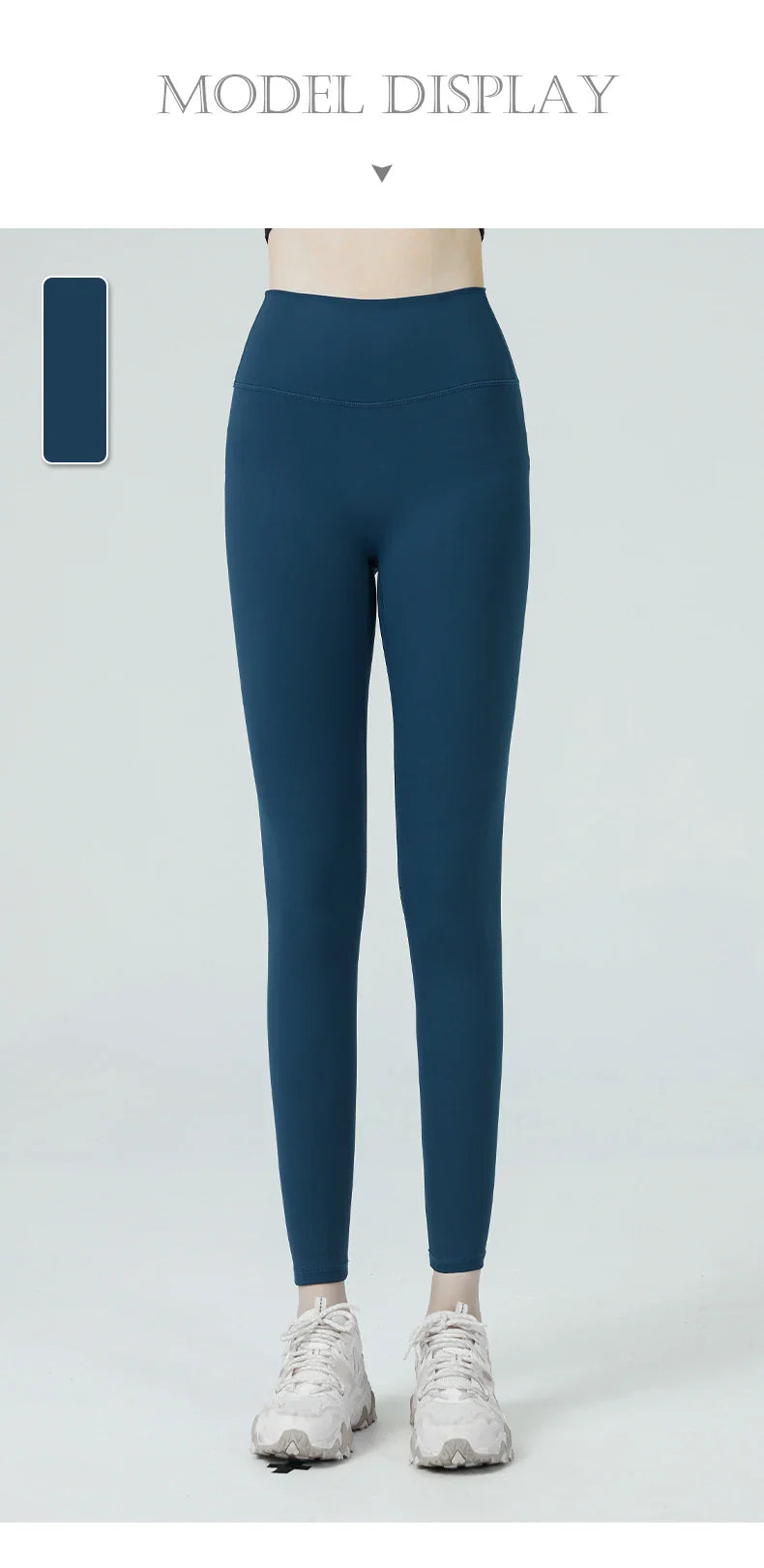 Naked Feel Butt-Lifting Yoga Leggings for Women – High Waist Sports Tights with Hidden Waist Pockets, Gym Fitness Wear