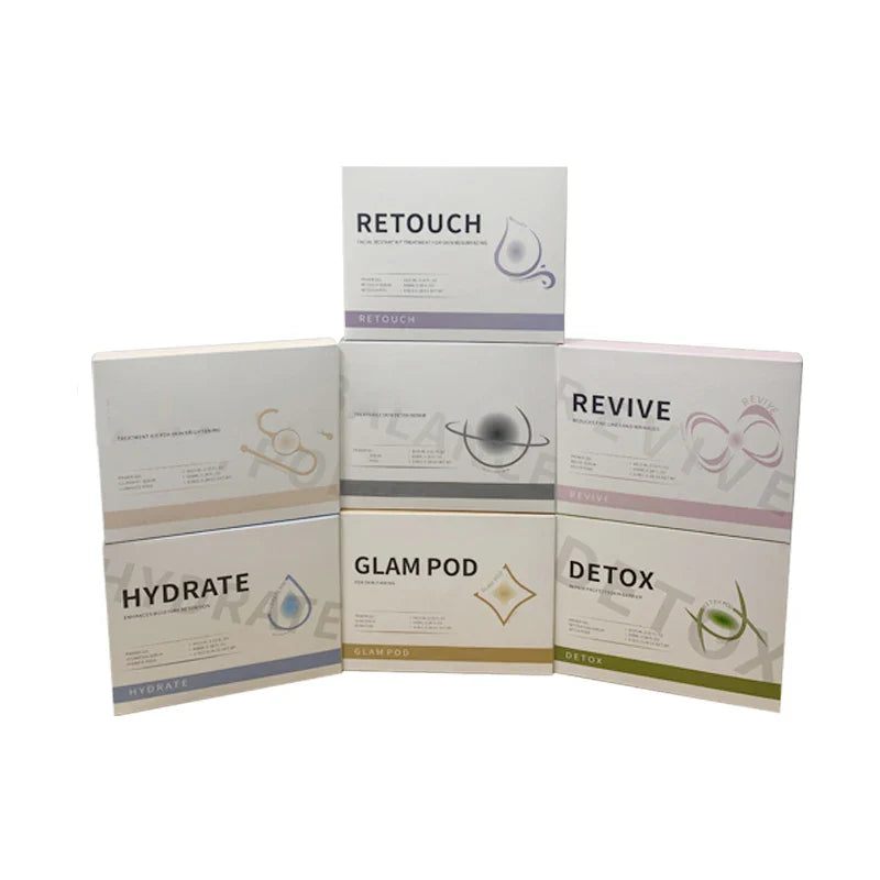 2024 CO2 Bubble Oxygenation Facial Machine — Rechargeable Skin Tightening with Capsules, Pods & Gels Box Set