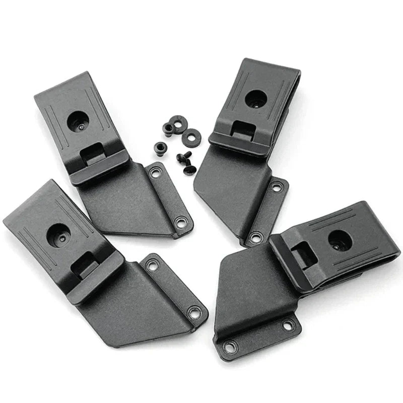 DGEV Universal Waist Clip for Knife Sheath – 360° Rotatable Kydex Scabbard Belt Clip EDC Carry Accessory