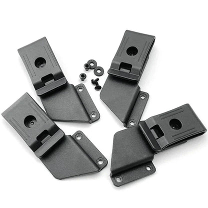 DGEV Universal Waist Clip for Knife Sheath – 360° Rotatable Kydex Scabbard Belt Clip EDC Carry Accessory