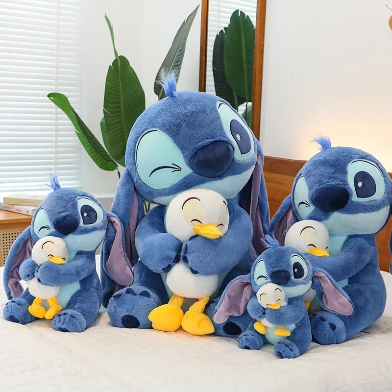30/45cm Disney Stitch & Lilo Plush Dolls – Cute Donald Duck Stuffed Toys for Kids’ Birthday Gifts & Home Decoration