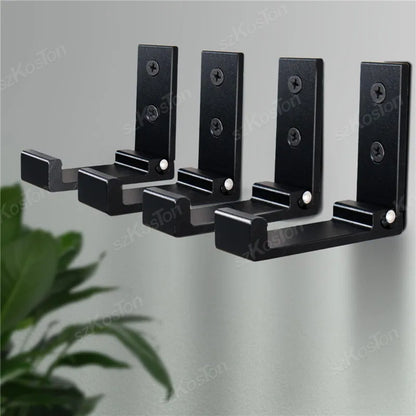 Folding Aluminum Alloy Wall Hooks – Rustproof Coat, Towel & Clothes Hanger (1/5/50 Pack)