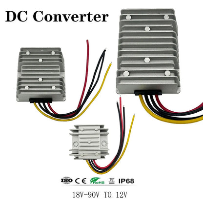 DC-DC Step Down Converter 18-90V to 12V — 10A/20A/30A/40A Voltage Regulator