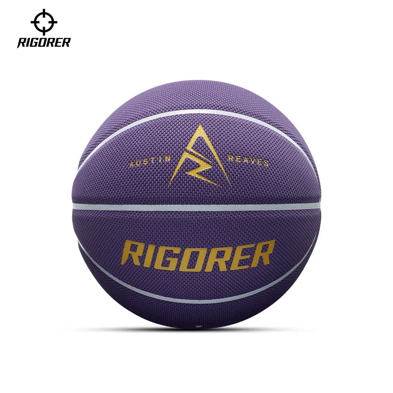 Rigorer Size 7 Basketball - Austin Reaves Signature PU Moisture-Absorbent Training Ball