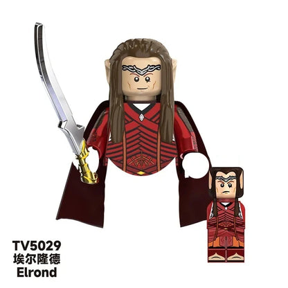 TV6403/TV6404/TV6405 Blocks Toy Set — Orcs, Dwarfs, Elves & Rohan Knight Action Figures Building Bricks for Kids Gift