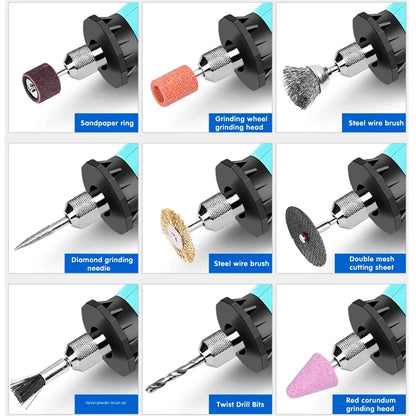 147/262PCS Rotary Tool Accessory Set for Dremel – Grinding, Polishing & Mini Drill Accessories Kit for Multi-Function Power Tool Use