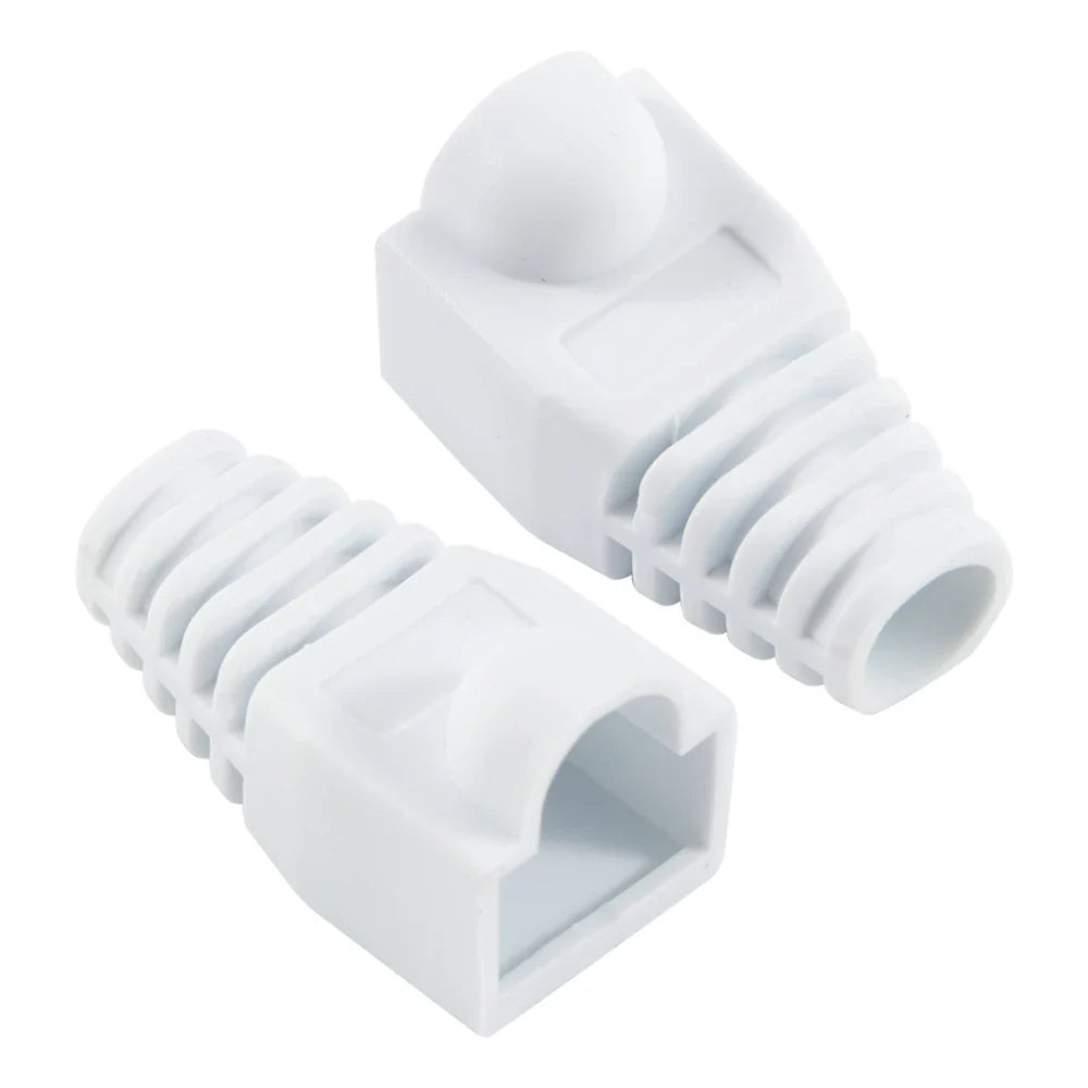 Mixed Color RJ45 Ethernet Cable Boots — Strain Relief Covers for CAT5E/CAT6 Connector Plugs