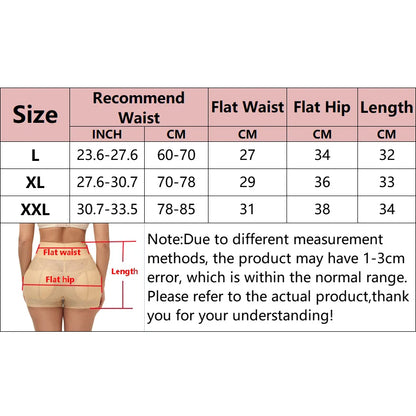 Butt Lifting Hip Enhancer Cushion – Padded Mesh Control Panties for Natural Curves