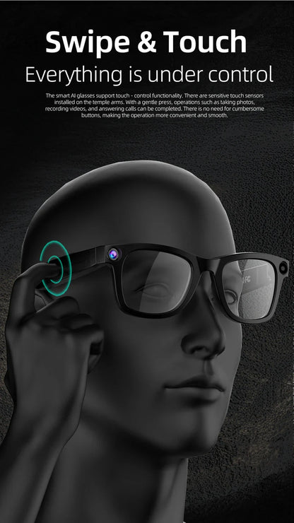 Xiaomi G300 800W Pixel Smart Glasses – AI HD Video Recording, Voice Calls, Translation, and Photochromic Lenses