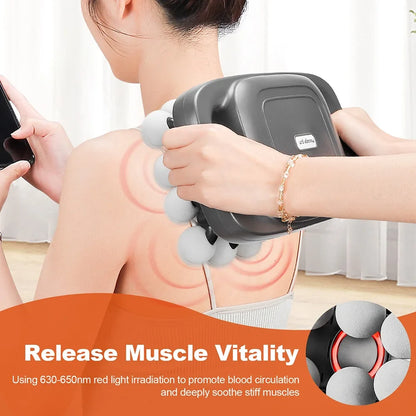 16-Head Fascia Massage Gun – High-Frequency Vibration Body Massager for Back, Waist, Neck, and Shoulders, Muscle Relief