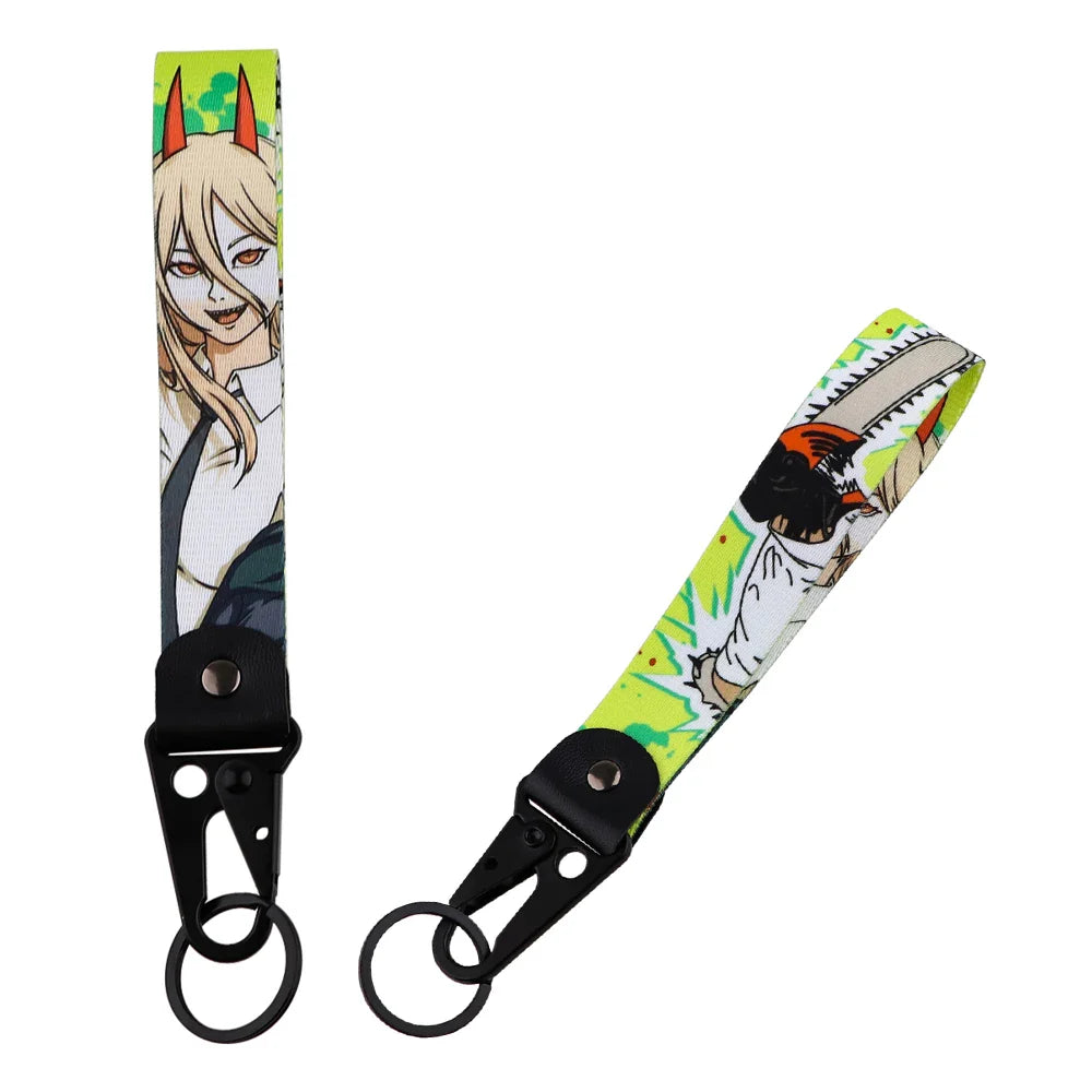 Anime Eagle Beak Keychain – Cool Short Lanyard for Phone, Badge Holder & USB Pendant