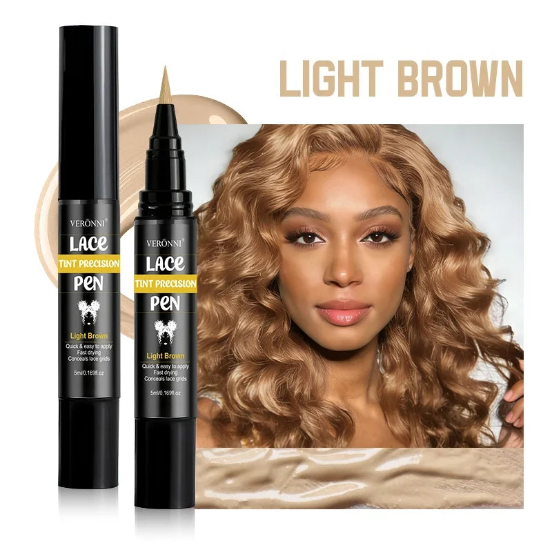 Lace Tint Precision Pen - 5ml Wig Lace Dyeing & Lace Color Correction Stick