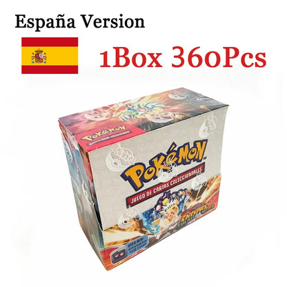 360PCS Pokémon Trading Card Game Booster Set – Prismatic Evolutions Scarlet & Violet English Battle Cards Collection Gift Pack